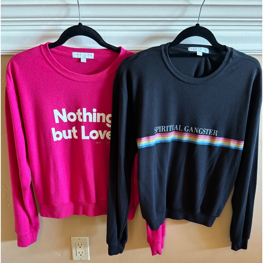 SPIRITUAL GANGSTER LIGHTWEIGHT SWEATSHIRTS $20 each or both for $35